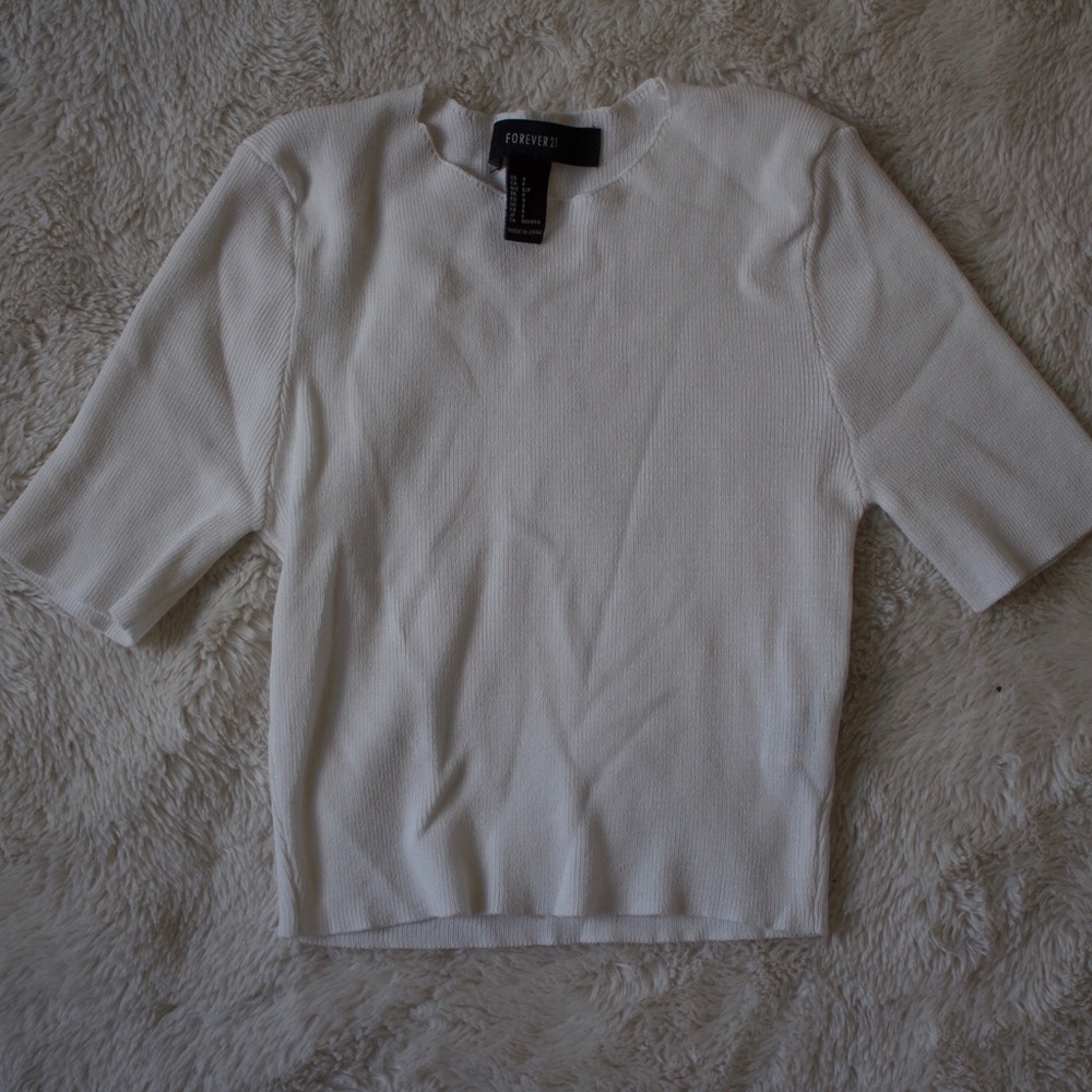 Donating 7/17! White Crop Top